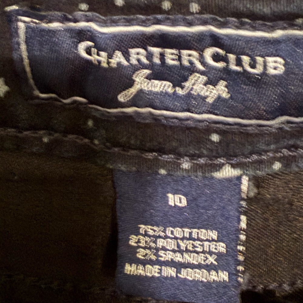 Charter Club Jeans with White Star Detail, Lexington - Picture 3 of 5